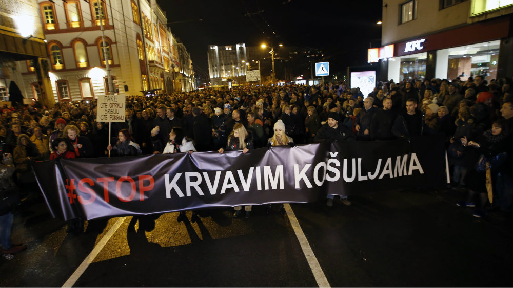 Neodgovorna Vučićeva najava da na protestu neće biti policajaca 1