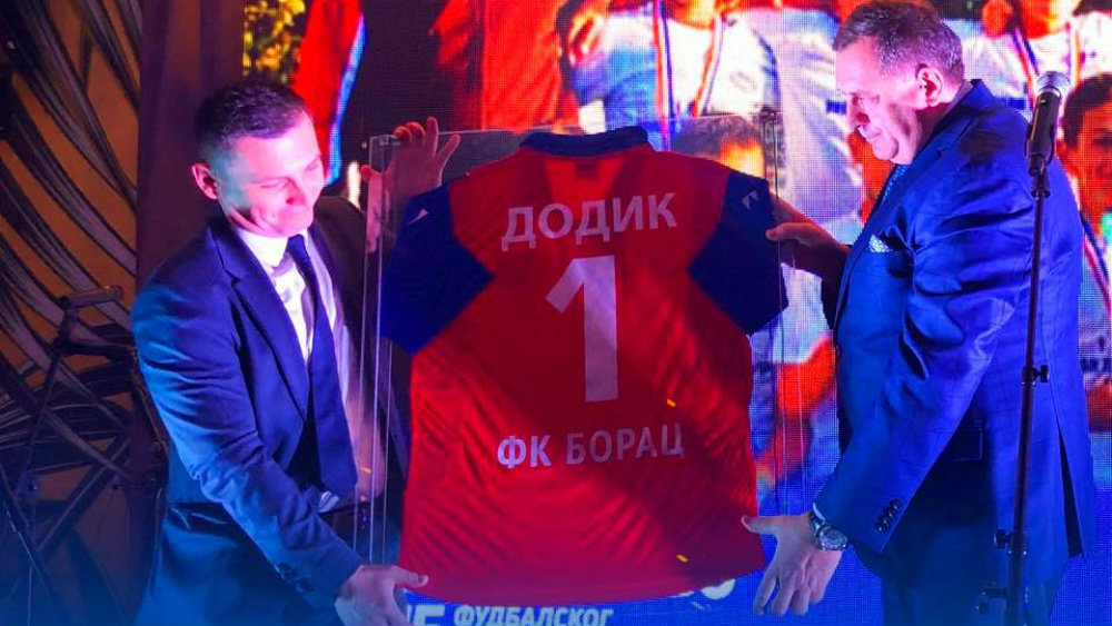 Dodik donirao 250.000 evra za FK Borac iz Banjaluke 1