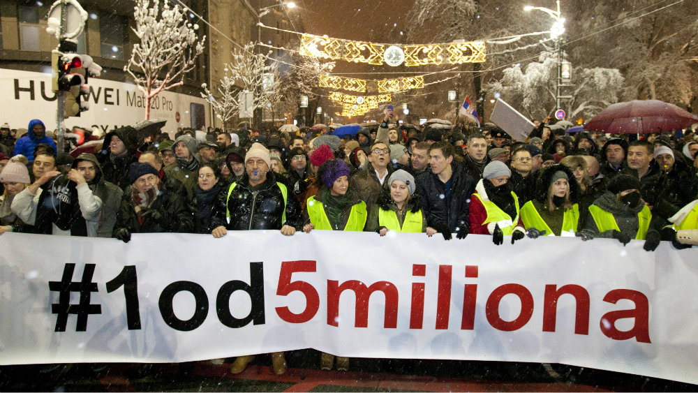 Organizatori protesta "Jedan od pet miliona" traže od Vučića da smeni Stefanovića 1