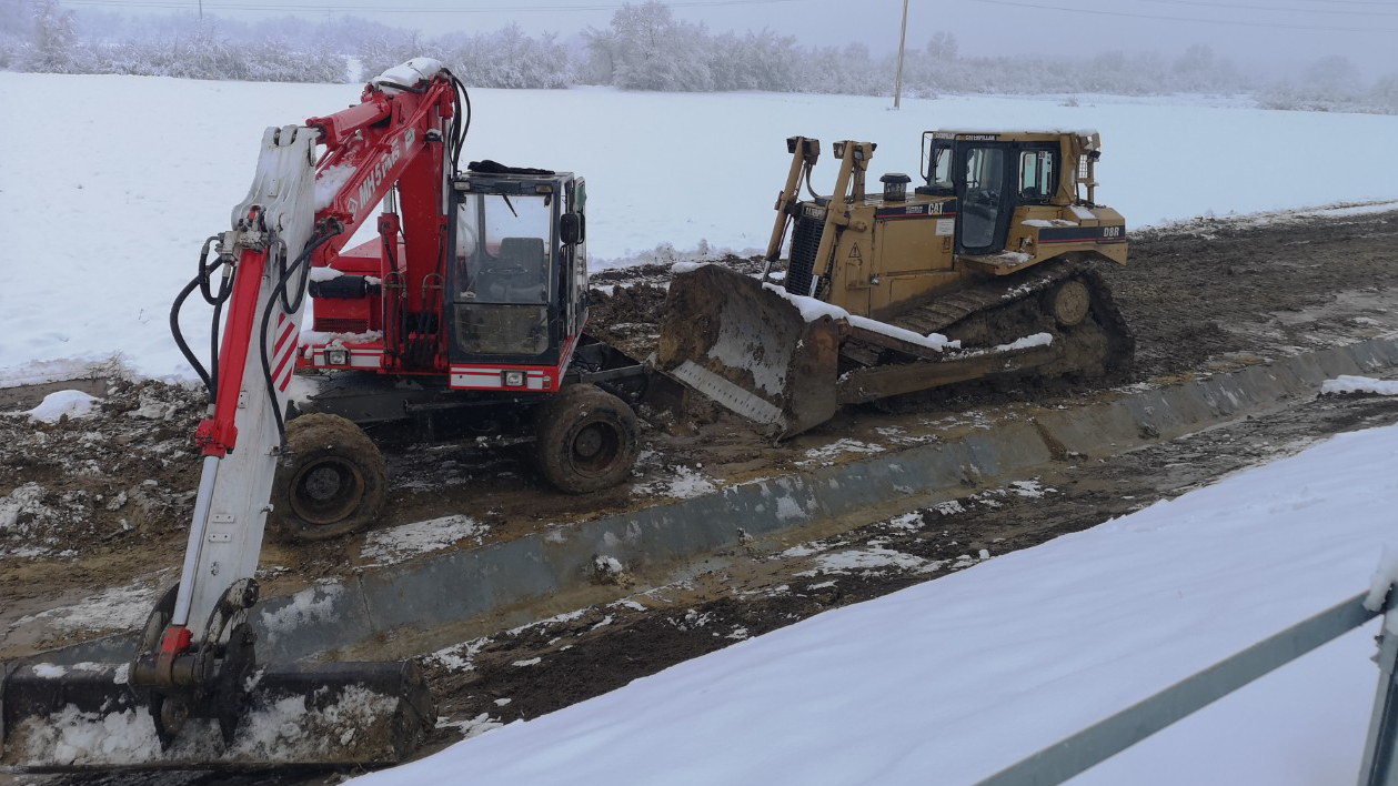 Nastavljeni radovi i na izgradnji Koridora 11 uprkos padavinama 1