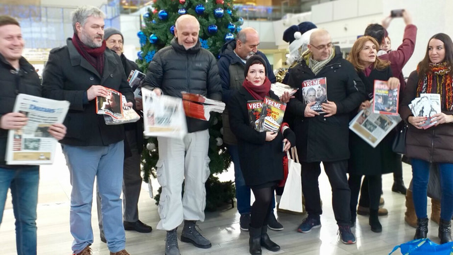 Novinari delili Danas, Nedeljnik, NIN i Vreme na aerodromu 1