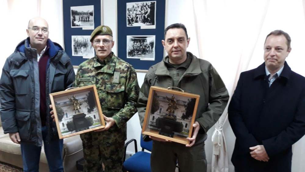 Ministar Vulin u požarevačkom garnizonu 1