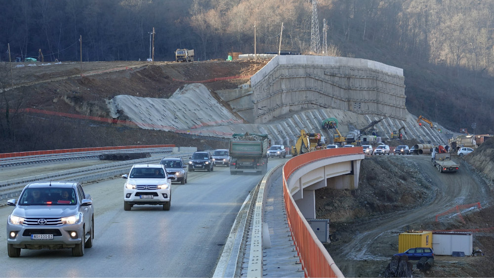 Još kilometar i po do završetka autoputa kroz Grdeličku klisuru 1