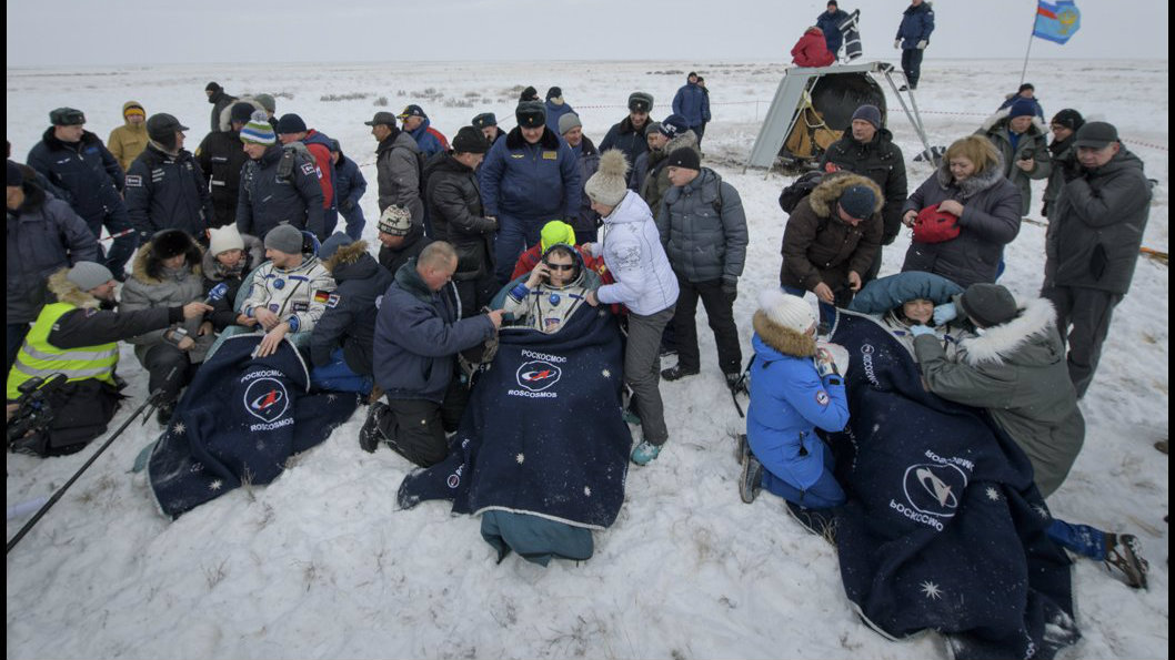 Ruska kapsula vratila tri astronauta s Međunarodne svemirske stanice 1