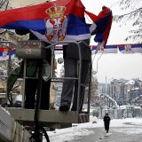 Studenti "sahranili" pravo u Kosovskoj Mitrovici 4