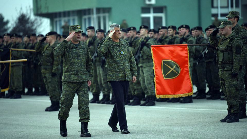 Otkrivanjem natpisa "Ministarstvo odbrane Kosova" počeo proces tranzicije BSK 1