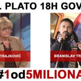 Na platou govore Rada Trajković i Branislav Trifunović 4