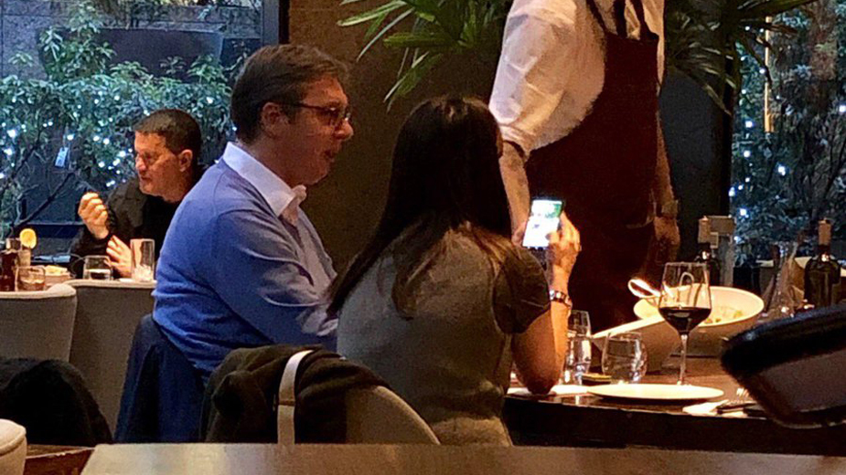 Vučić i Suzana Vasiljević u Njujorku 1