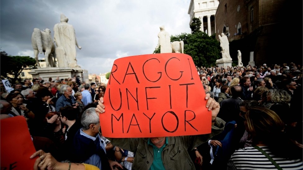 protest u Rimu u oktobru