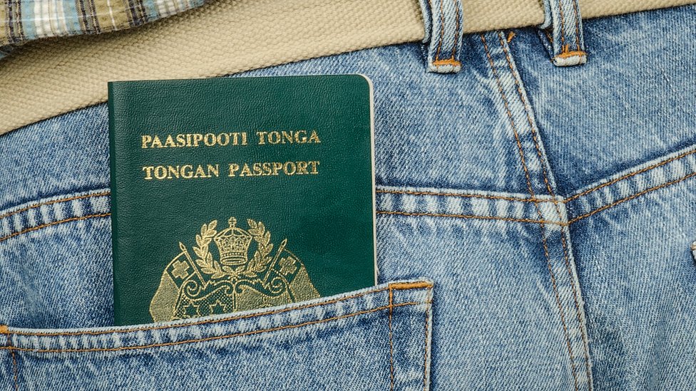 Trinaest neverovatnih činjenica o pasošima 11 Pasoš Tonga