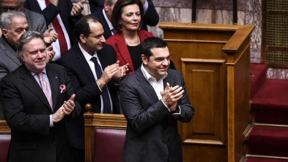 Makedonija i Grčka: Glasanjem rešen spor dug 27 godina 3 Cipras slavi posle glasanja