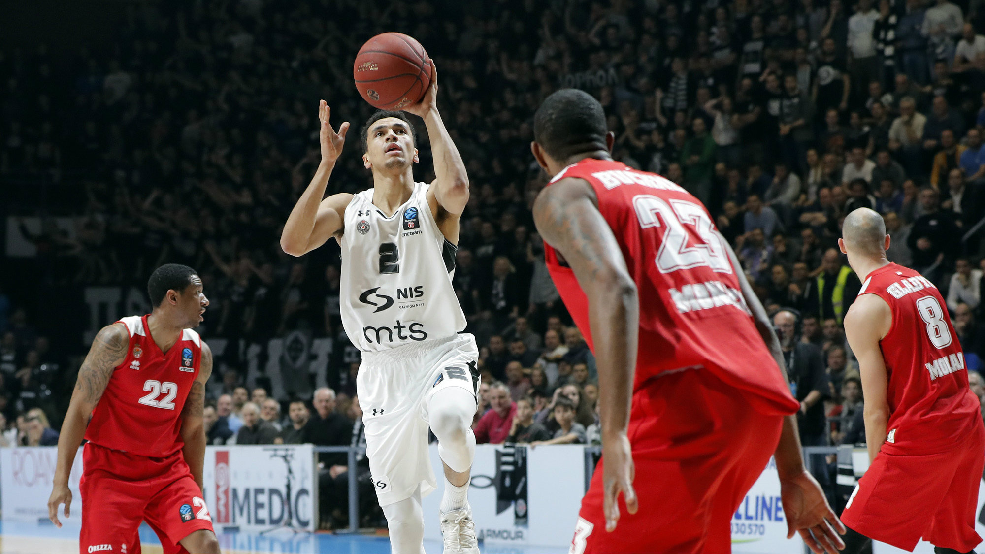 Košarkaška utakmica sa Zvezdom samo sa navijačima Partizana 1