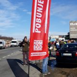 Aktivisti Lokalnog fronta iz Kraljeva stigli u Beograd na protest (VIDEO) 2