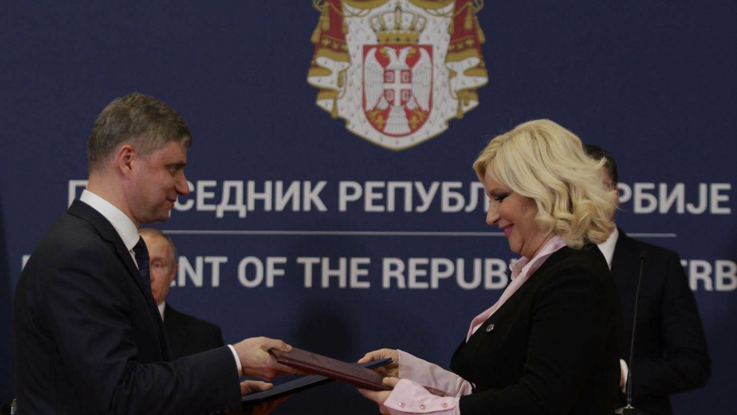 Zorana Mihajlović potpisala sporazum sa generalnim direktorom Ruskih železnica 1