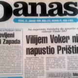 Danas (1999): Snage NATO kreću ka Jadranskom moru 14
