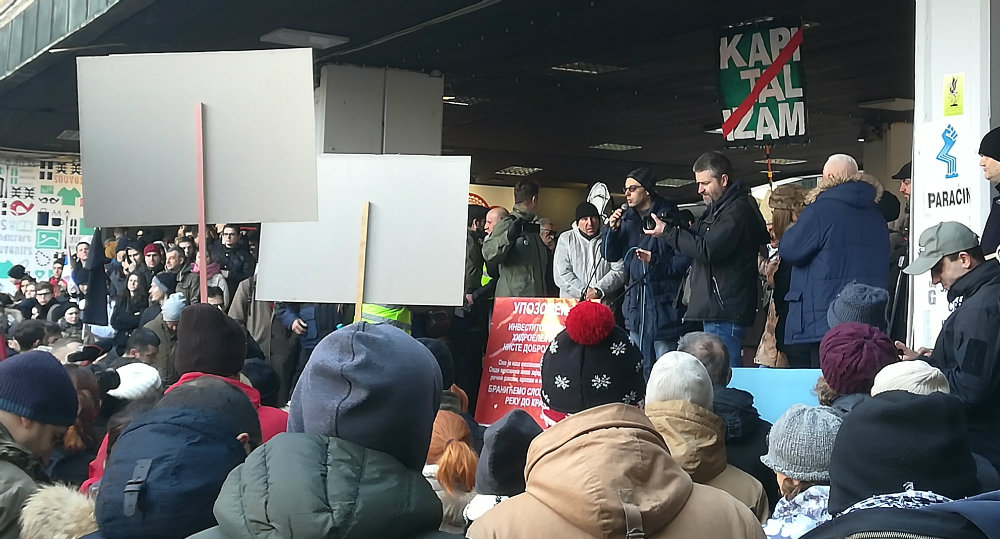 Nekoliko hiljada građana na protestu protiv MHE (VIDEO) 1