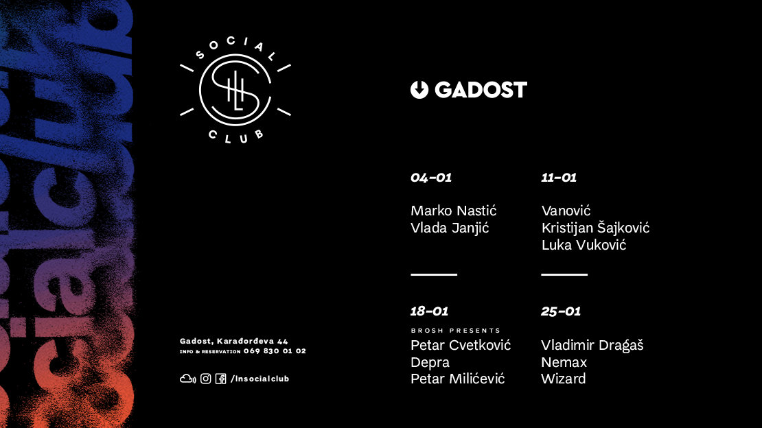 Late Night Social Club u januaru 1