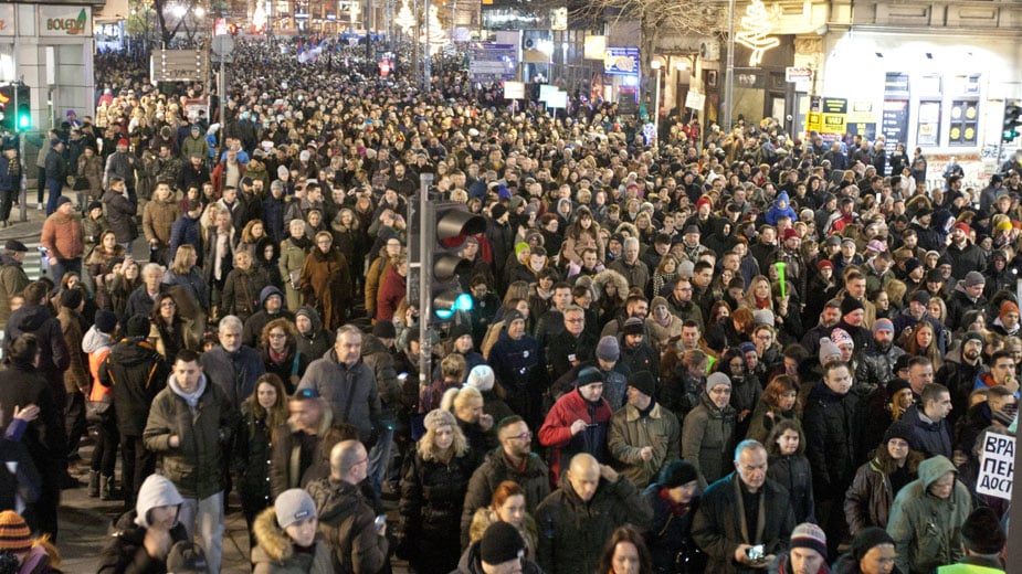 Sutra novi protest Jedan od pet miliona u Beogradu 1