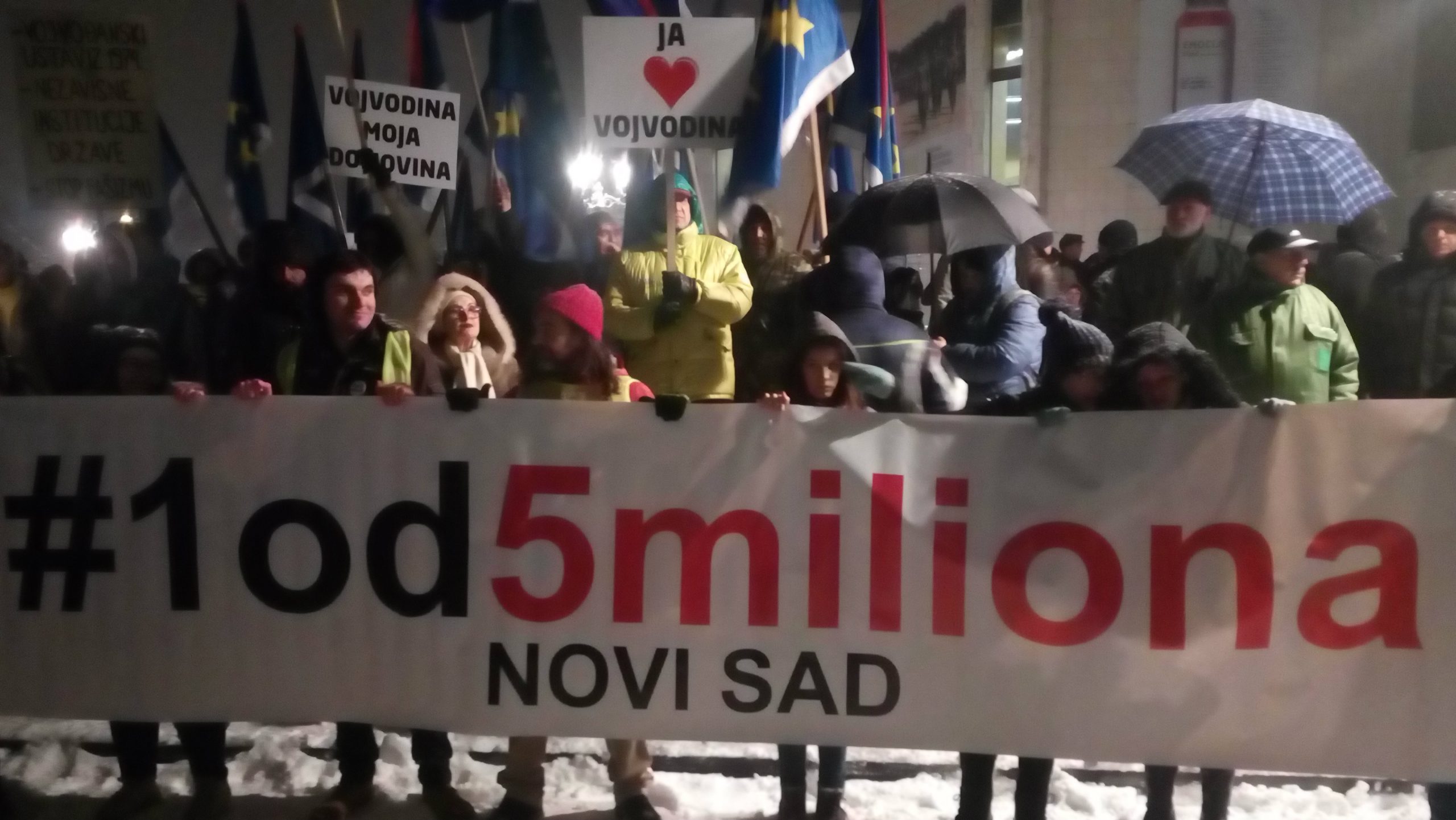 Novi protest "1 od 5 miliona" 8. februara u Novom Sadu 1