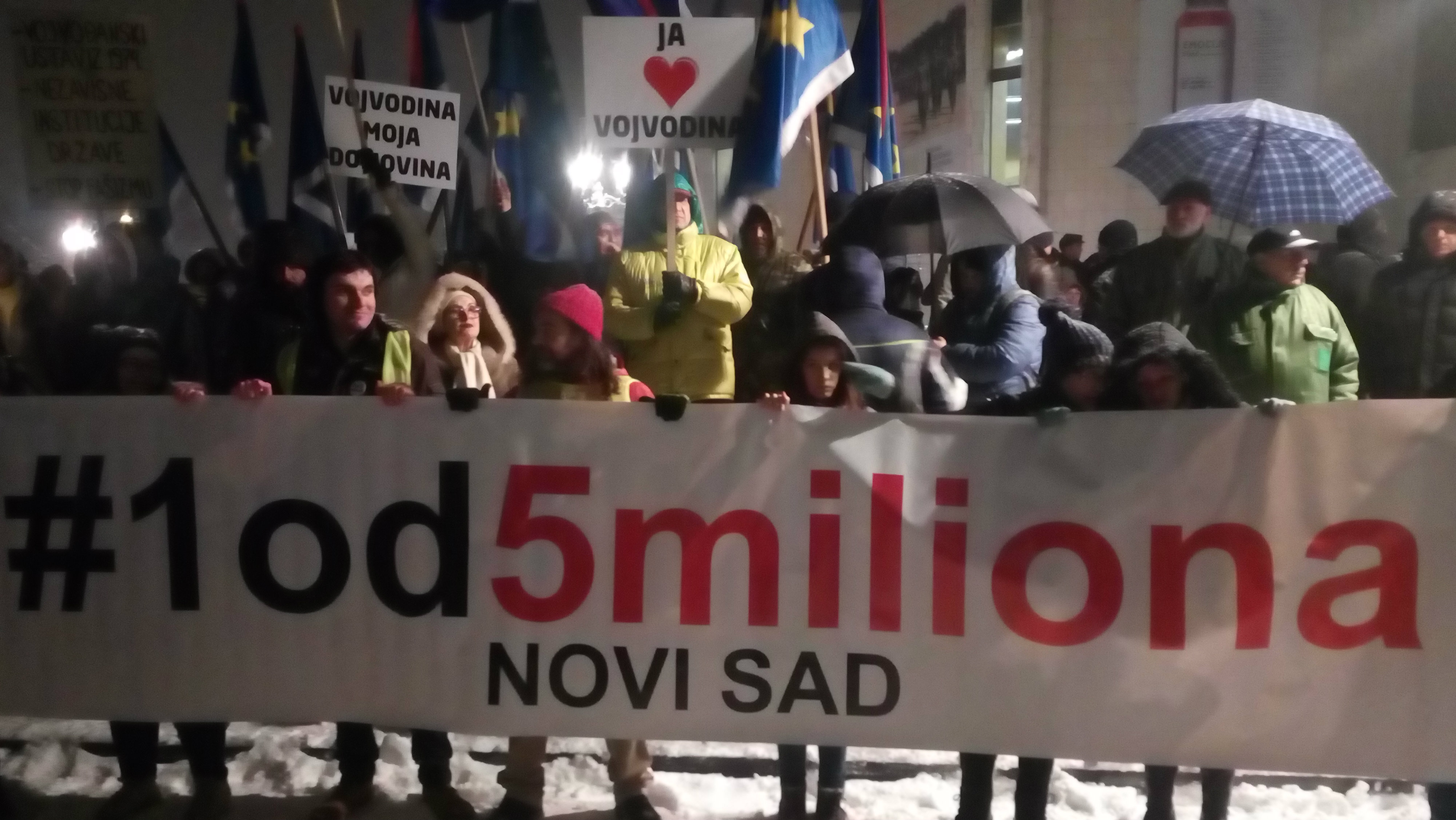 Protesti "Jedan od pet miliona" u više gradova u Srbiji (VIDEO) 3