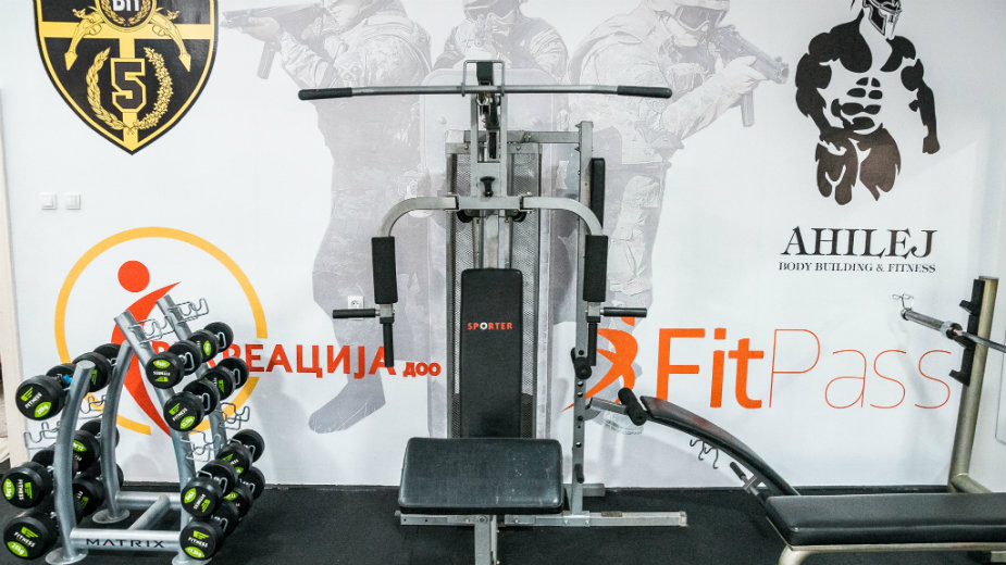 Otvorena teretana Petog bataljona vojne policije uz pomoć kompanije FitPass 1