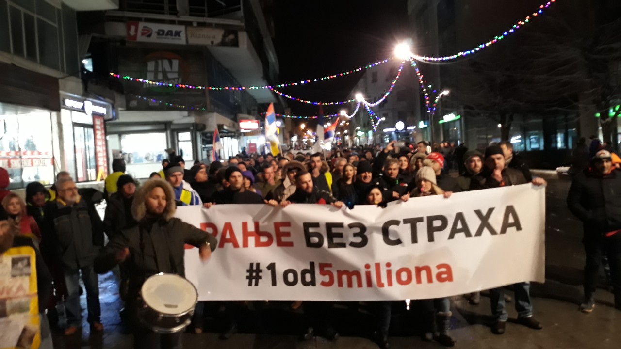 Protesti "Jedan od pet miliona" u više gradova u Srbiji (VIDEO) 10