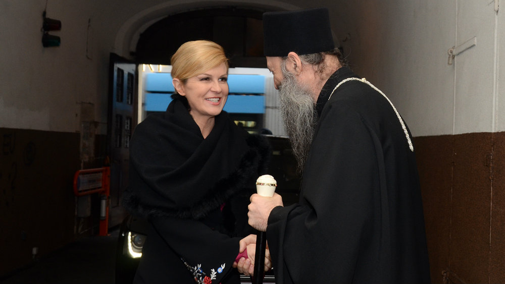 Predsednica Hrvatske čestitala Božić Porfiriju i vernicima 1