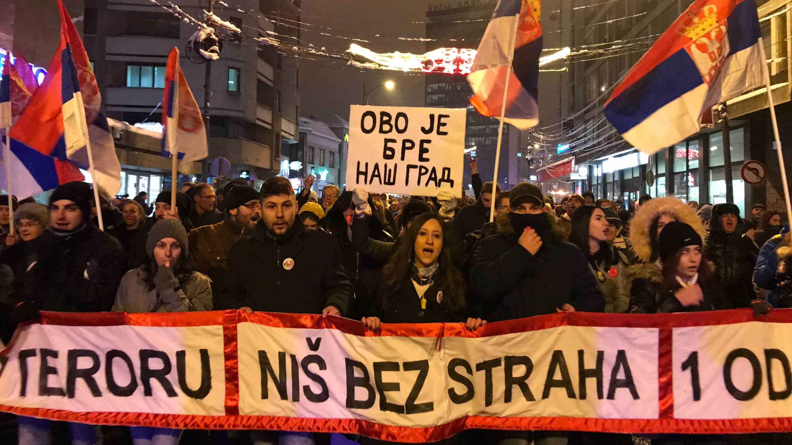 U Nišu večeras drugi protest "1 od 5 miliona" 1