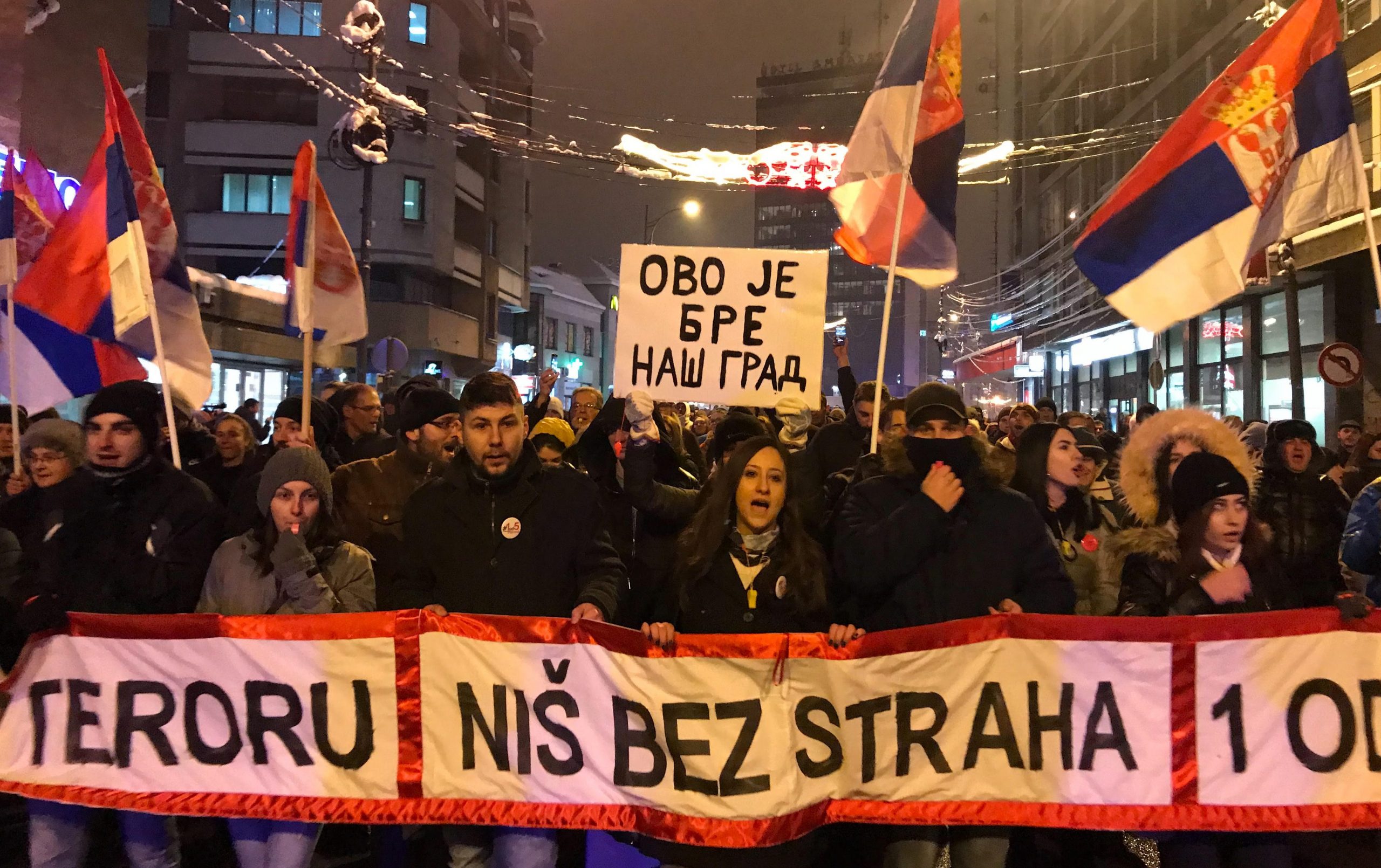 "Za Niš bez straha" Vučiću: Muka je organizovala proteste 1