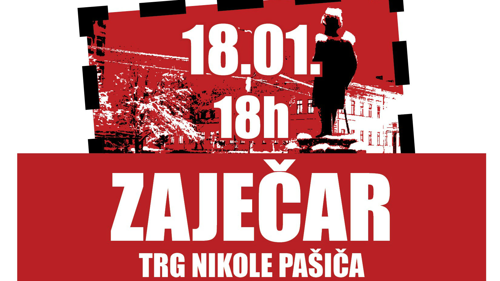 Protest "1 od 5 miliona" 18. januara u Zaječaru 1