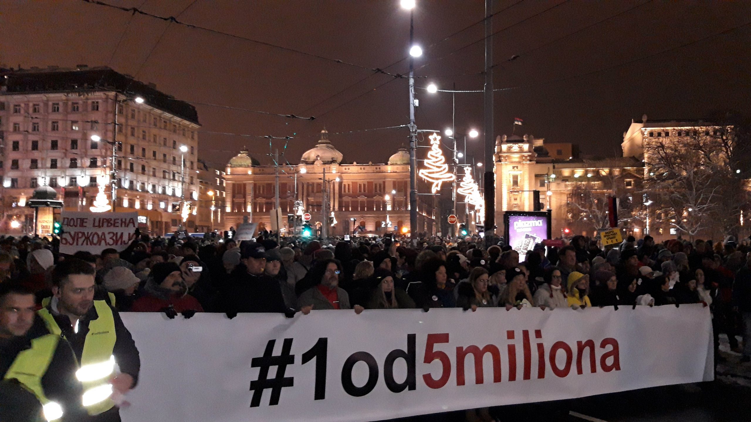 Organizatori protesta “Jedan od pet miliona” traže sastanak sa direktorom RTS 1