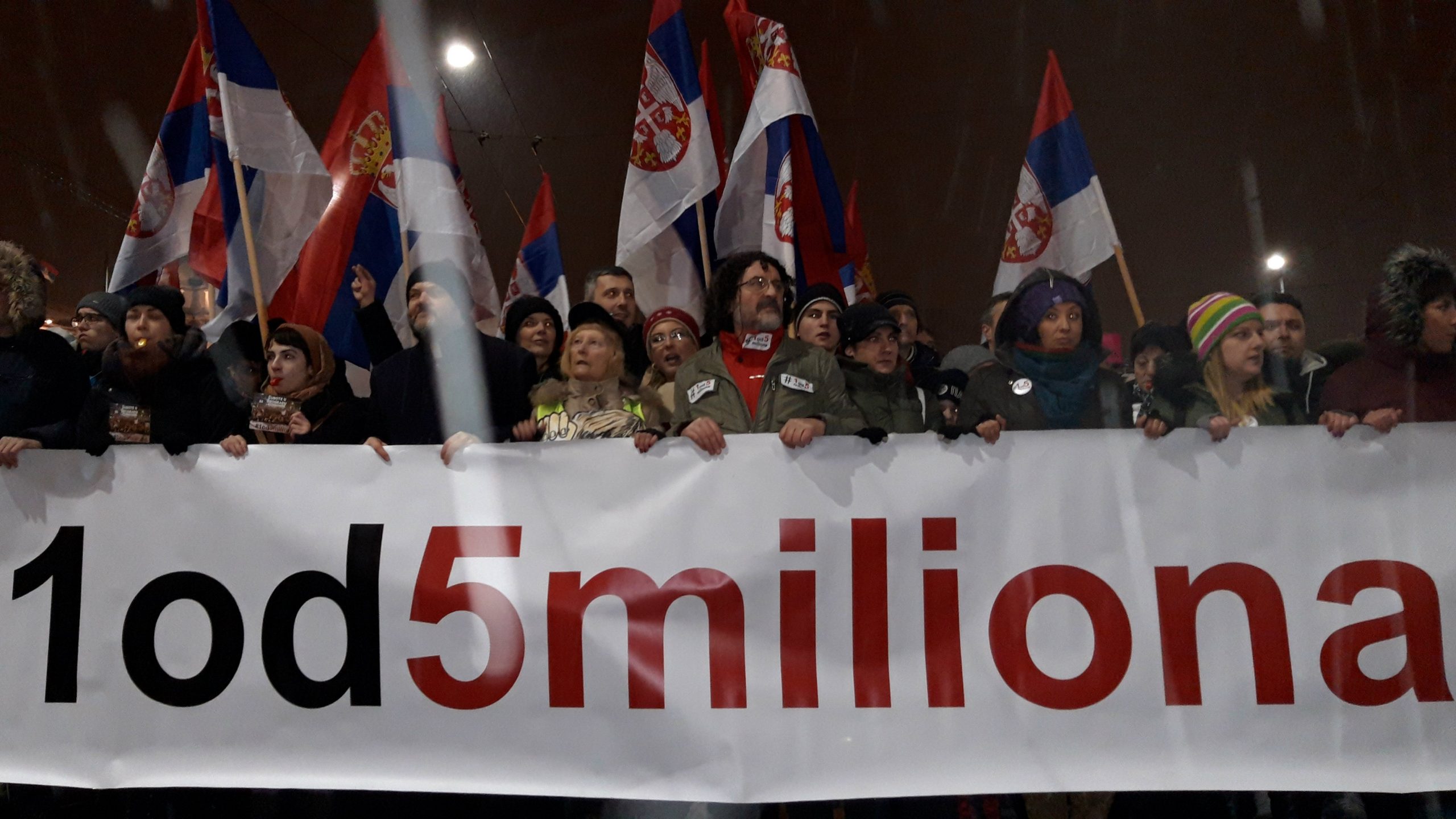 Protest "1 od 5 miliona": Bujoševiću, nije srpski ćutati (VIDEO) (FOTO) 1