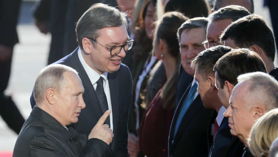 Vest o poseti Putina Srbiji udarna na vodećim ruskim državnim TV 1