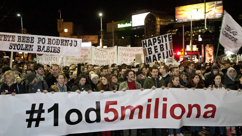 Večeras prvi protest 1 od 5 miliona u Aleskincu 1