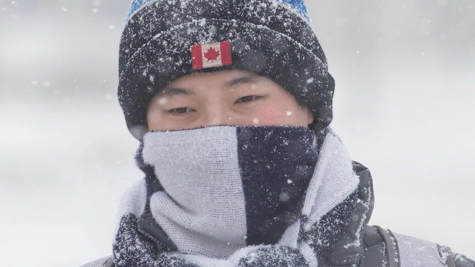 U fotografijama: Polarni vorteks u Americi 8 Žena u Ontariju