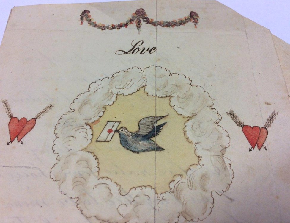 Čestitka za Dan zaljubljenih koja potiče iz 1790.
