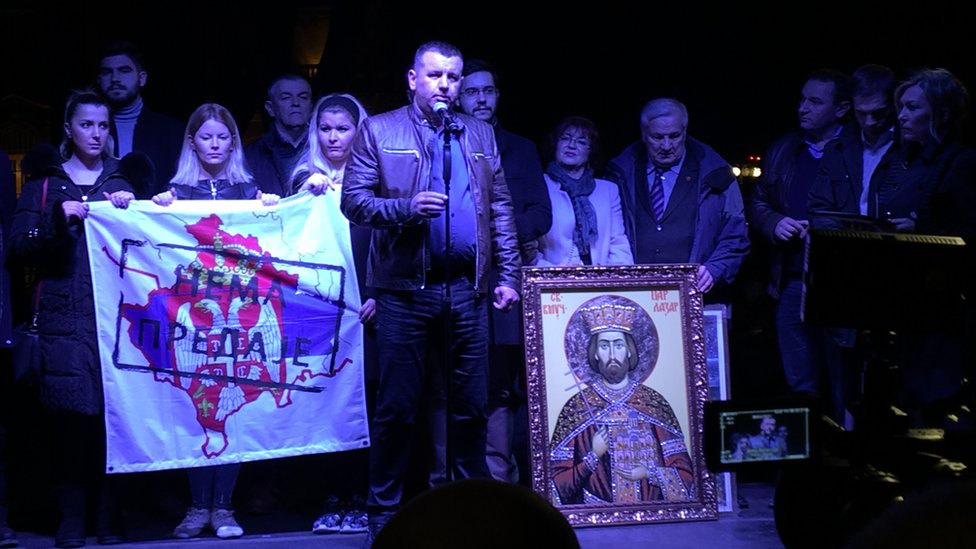 Protest „Kosovo je Srbija" u centru Beograda: „Biti ili ne biti" 3 Kosovo