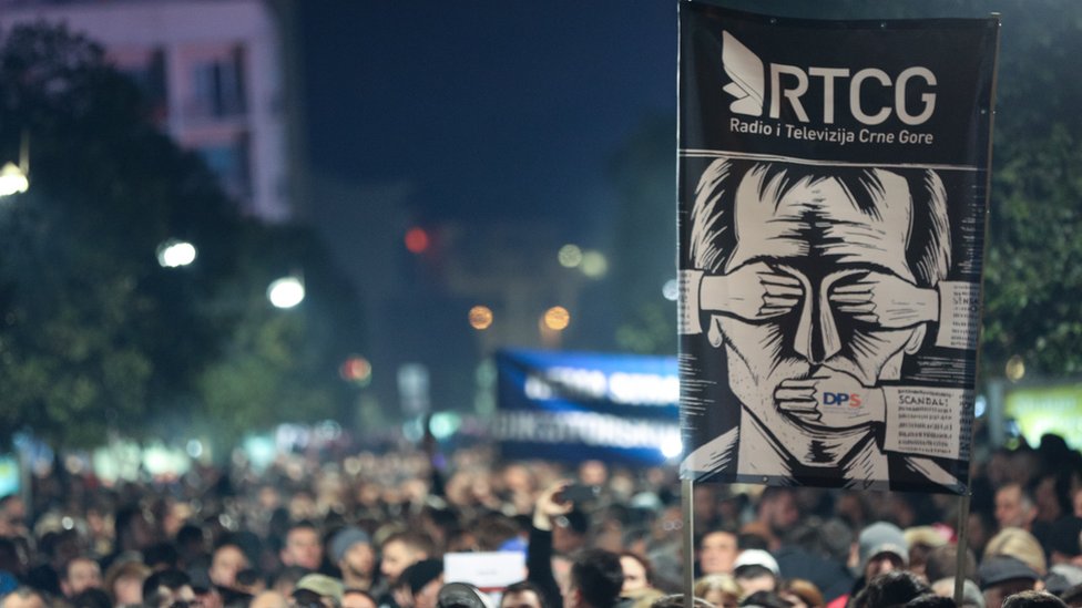 Podgoričani traže slobodu Javnog servisa Crne Gore