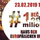 Skup podrške protestima "1 od 5 miliona" u Beču 23. februara 8