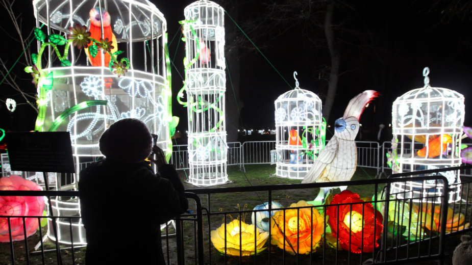 Kineski festival svetlosti otvoren na Kalemegdanu 1