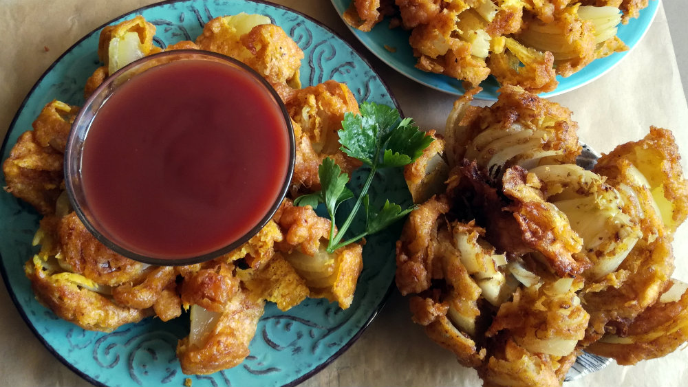 Rascvetali luk (Blooming Onion) - recept 1