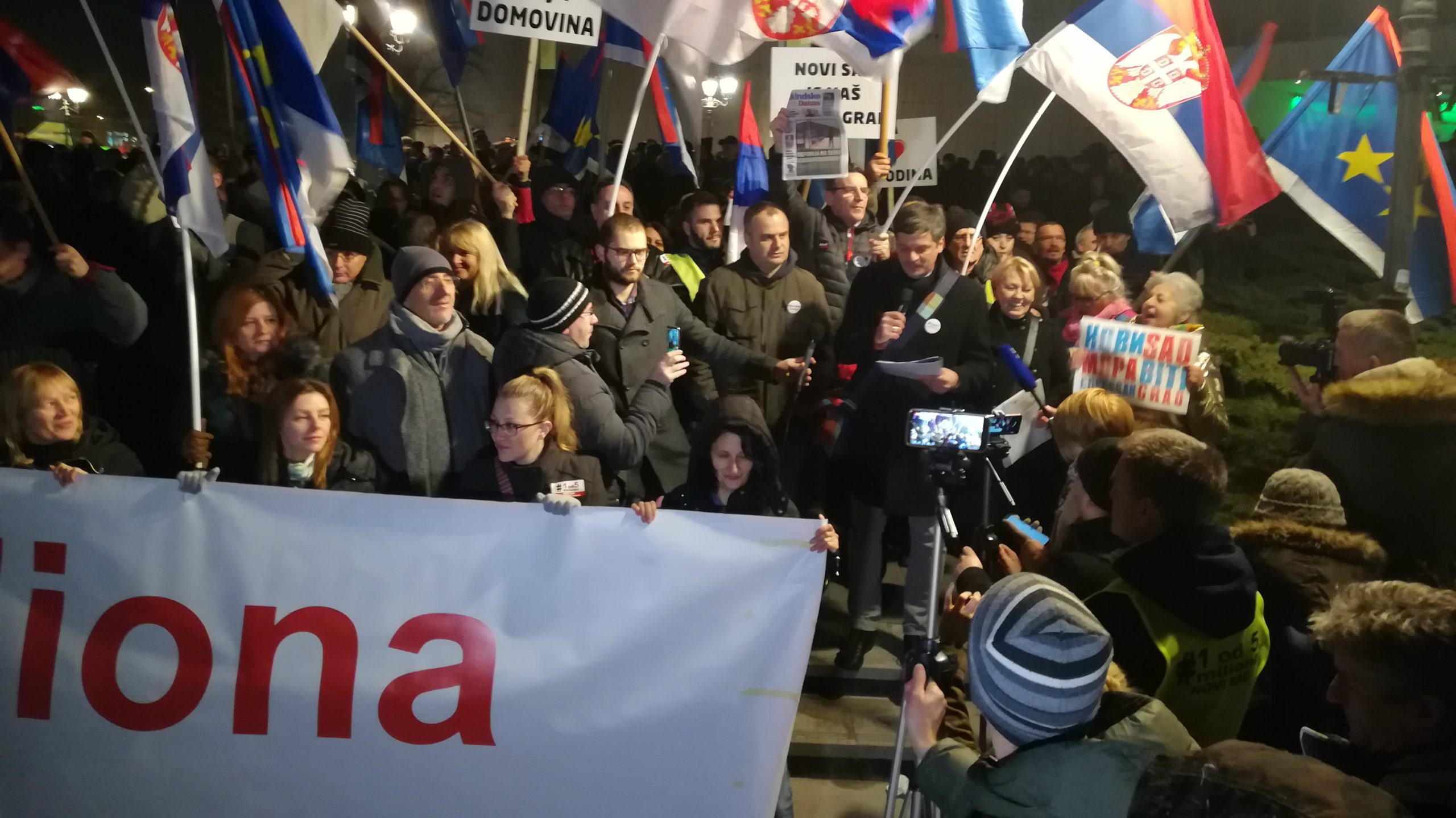 Novi protesti "Jedan od pet miliona" (VIDEO) 1 Novi protesti "Jedan od pet miliona" (VIDEO) 1