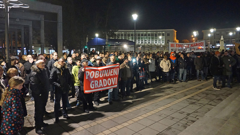 Obeležena godišnjica protesta u Požegi 1