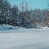 Januarska idila: Podavalsko jezero Trešnja okovano ledom (VIDEO) 6