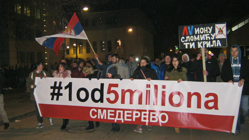 Novi protesti "Jedan od pet miliona" (VIDEO) 15