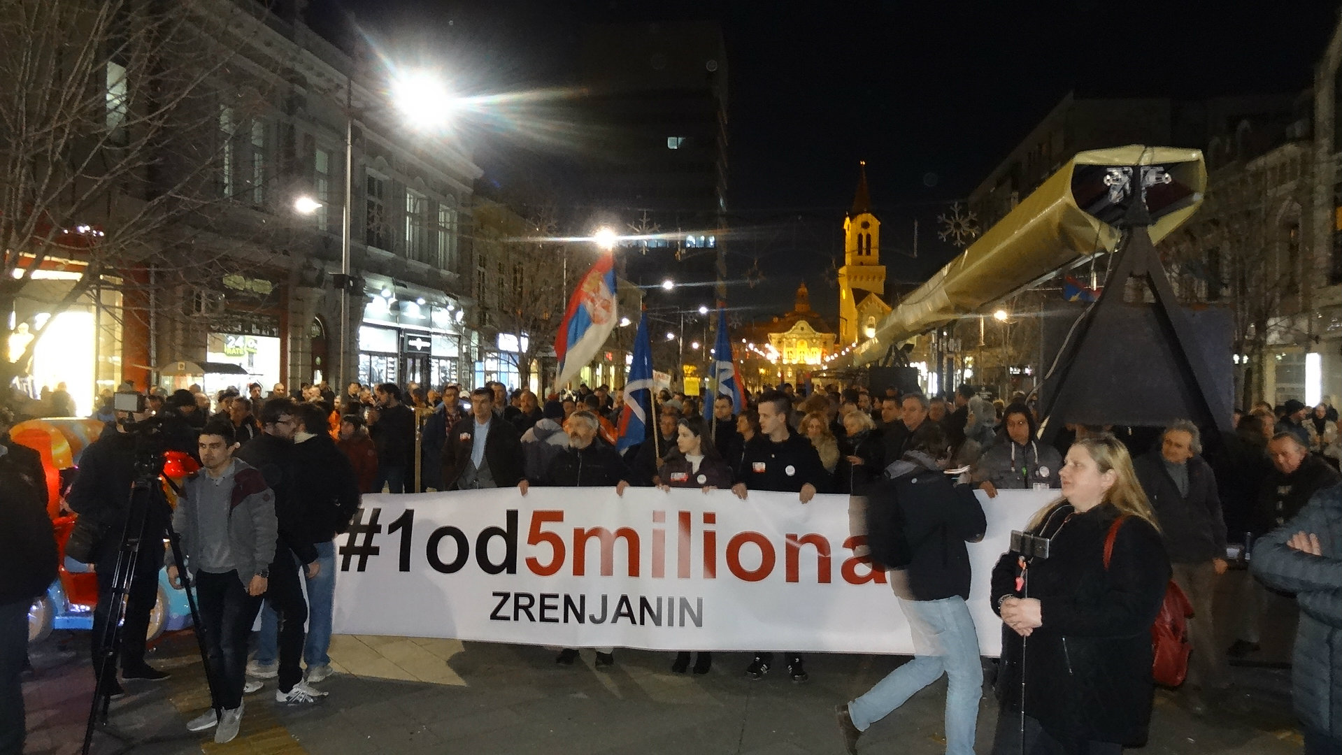 Nastavljeni protesti "Jedan od pet miliona" u Srbiji 3