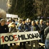 Prvi protest "1 od 5 miliona" 22. februara u Rači 9