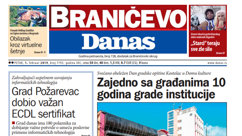 Braničevo – 1. februar 2019. 1