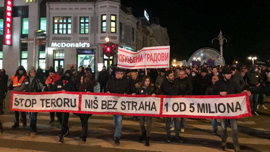 Pokret mladih “Za Niš bez straha” pozvao opoziciju da se uključi u protest “1 od 5 miliona” 1