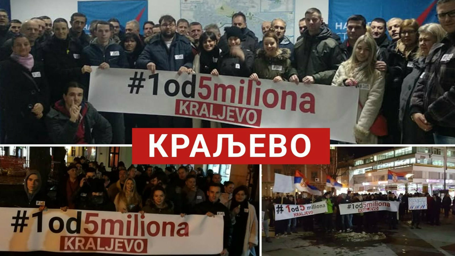 Da li je na III protestima počelo „slaganje kockica“ među opozicijom u Kraljevu? 1